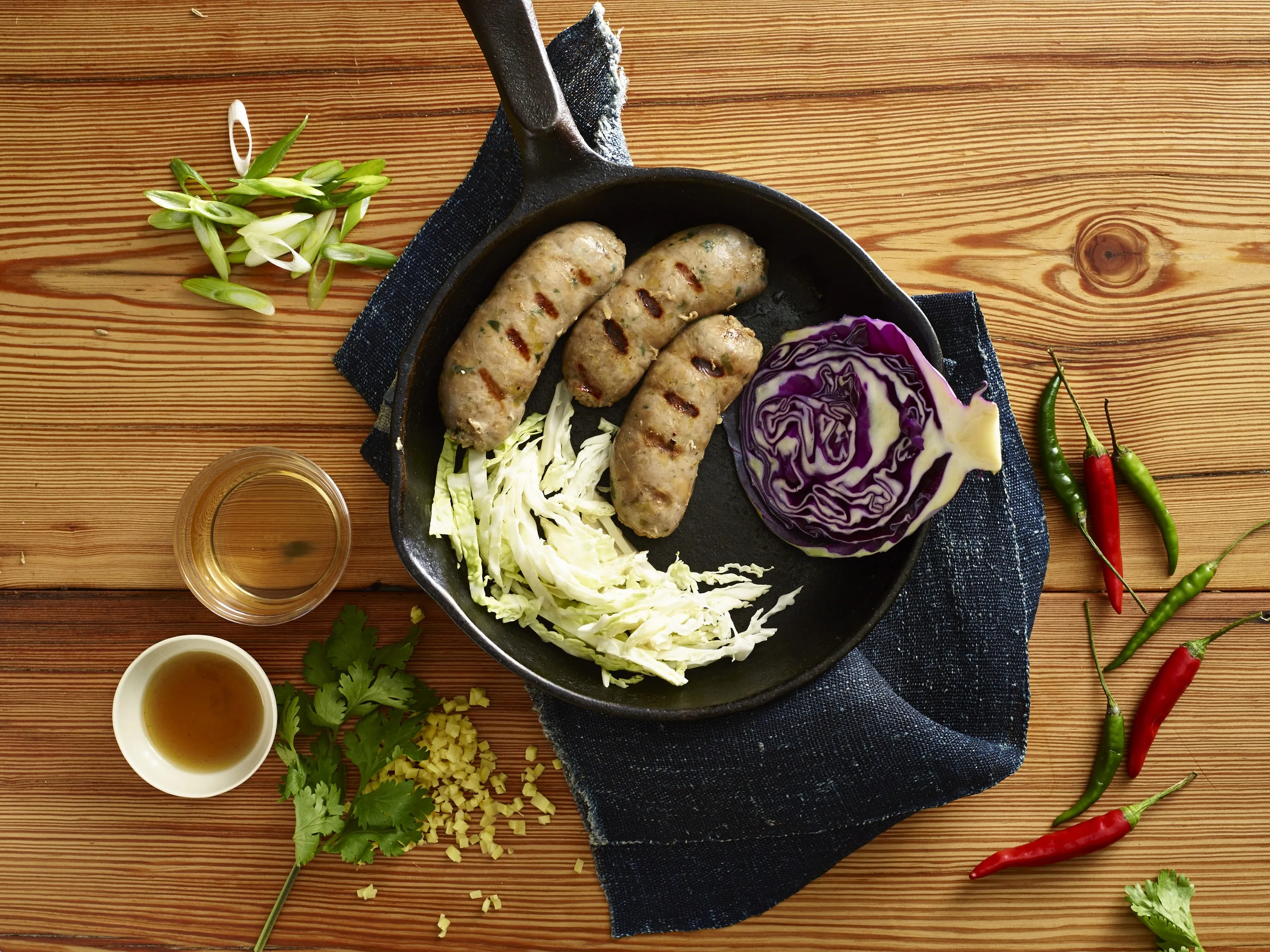 chinese dumpling sausage